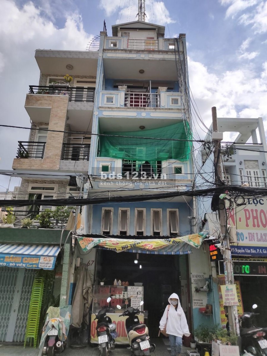 Chính chủ bán nhà 65 Nguyễn Văn Bảo Gò Vấp, căn mặt tiền kinh doanh duy nhất 4.3 x 20 CN 80m2