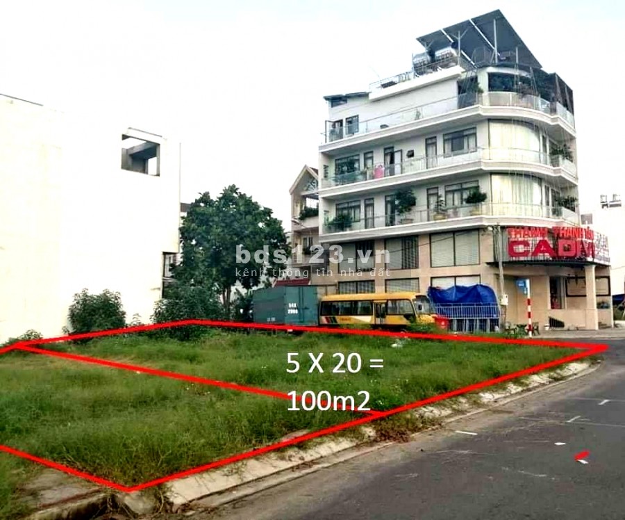 Cần bán lô đất sổ hồng riêng, sau chợ An Sương (5×20) 100m2 giá 1 tỷ 449 triệu.