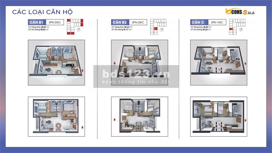 Bcons Sala 1ty3 2PN thanh toán trước 399tr cho đến khi vào ở 6 thàng thanh toán tiếp.