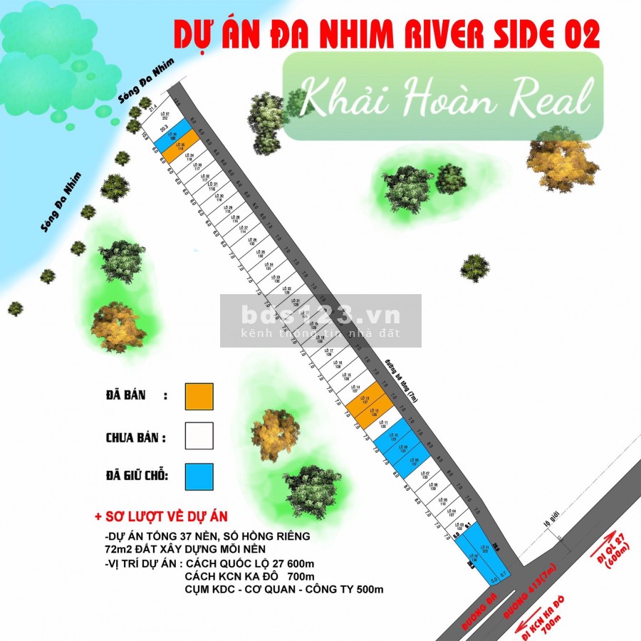 Bán đất nền dự án Đa Nhim Riverside