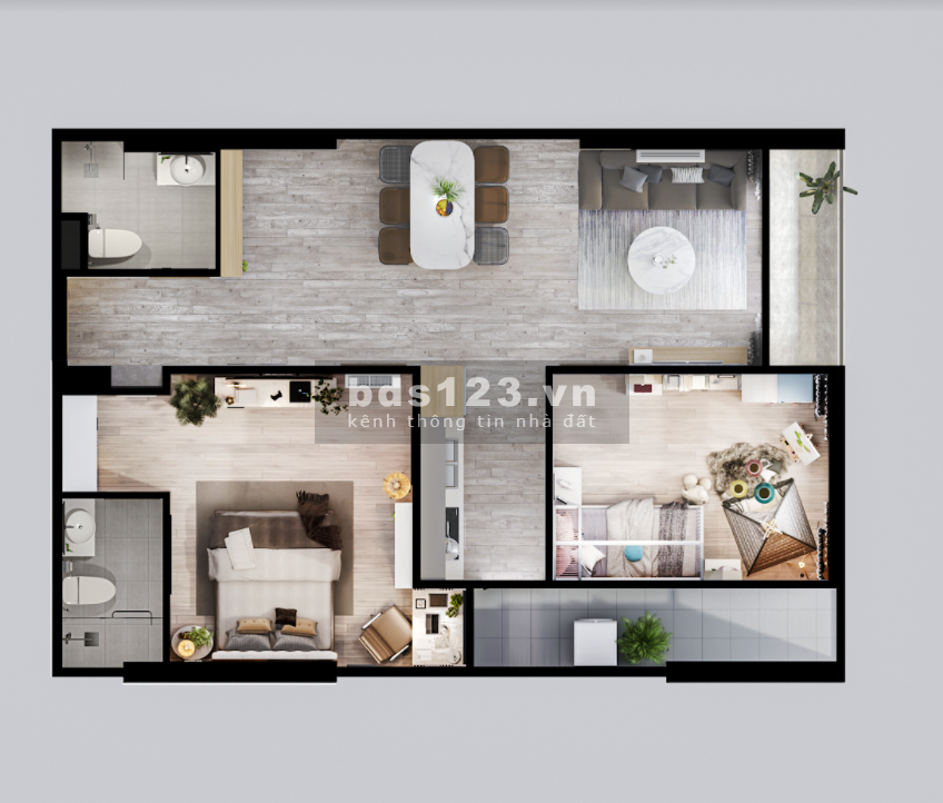 Sở hữu ngay căn hộ 2PN 81.75m2 view đẹp, mát, chỉ từ 2.4 tỷ, triết khấu lên tới 5.5%