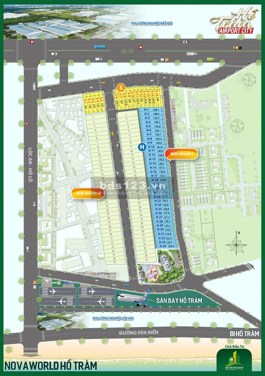 Hồ Tràm Airport City, đầu tư đón đầu dự án Sân Bay Hồ Tràm chỉ 750tr