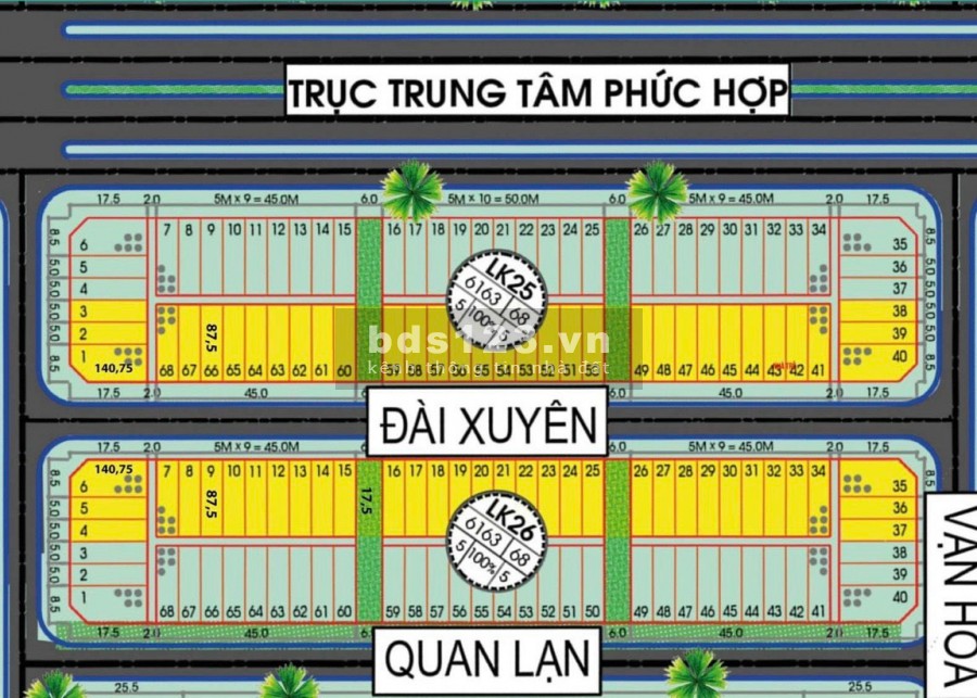 MỞ BÁN QUỸ HÀNG VỊ TRÍ ĐẸP NHẤT DỰ ÁN KĐT PHƯƠNG ĐÔNG VÂN ĐỒN - LK25, LK26