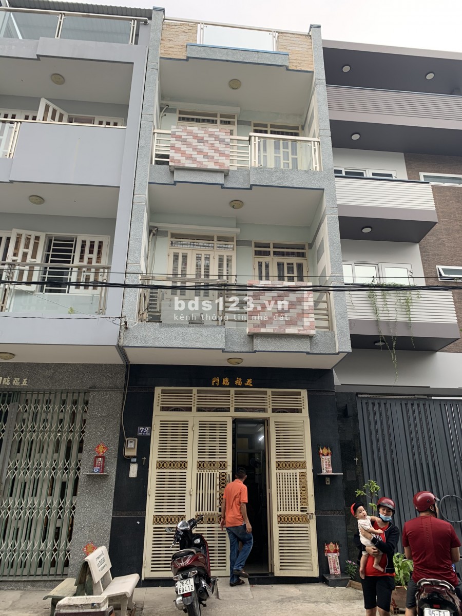 Nhà Mặt Tiền, 72 đường số 42, phường 10, quận 6. dt 4*18, 3 lầu, 5 phòng, KHU BÌNH PHÚ - 0901386327