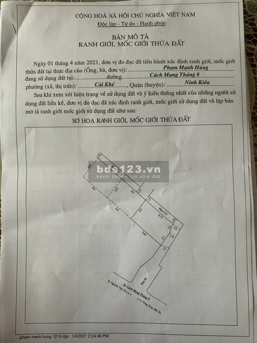 2 Nền Thổ Cư, Hẻm 66, CMT8, Ninh Kiều, Tp Cần Thơ, Siêu Rẻ