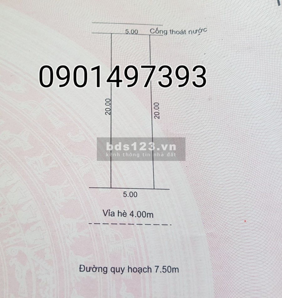 Chủ gửi lô Bá Tùng 3 đường 7m5 gần lô góc cách Mai Đăng Chơn 1ph đi xe