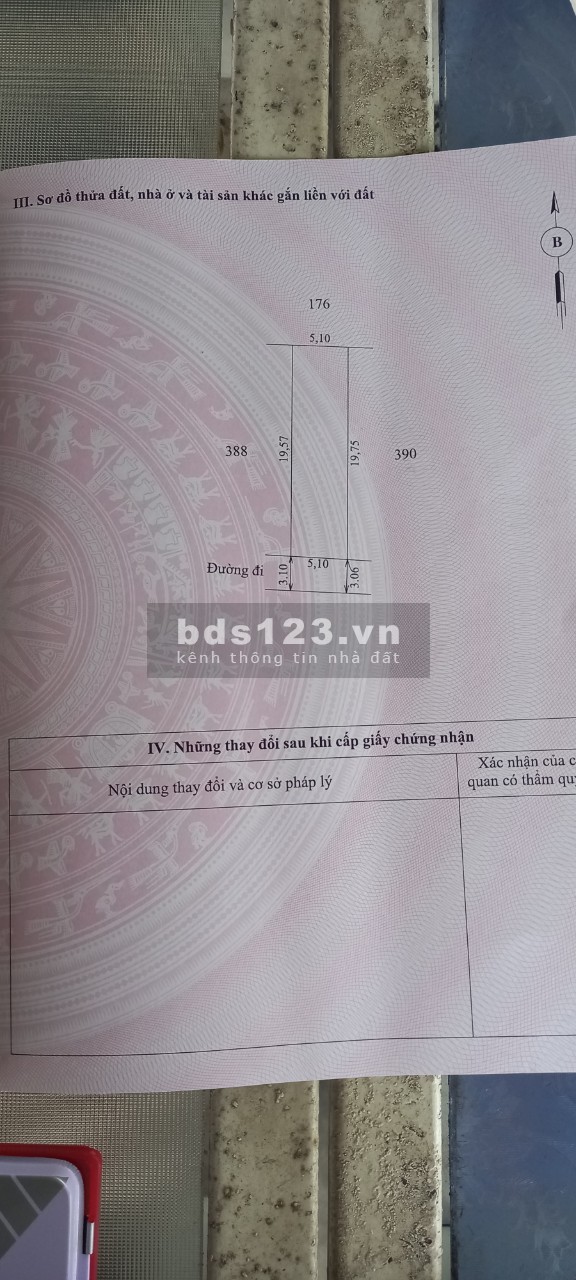 Lô đất vuông vứt Thủy Vân, Hương Thủy 100m2 giá đầu tư