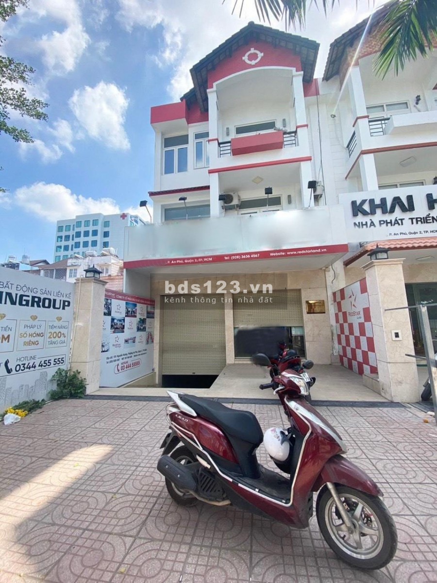 Cho thuê nguyên căn VP hầm trệt 2 lầu sàn trống suốt 420m2 An Phú Q2