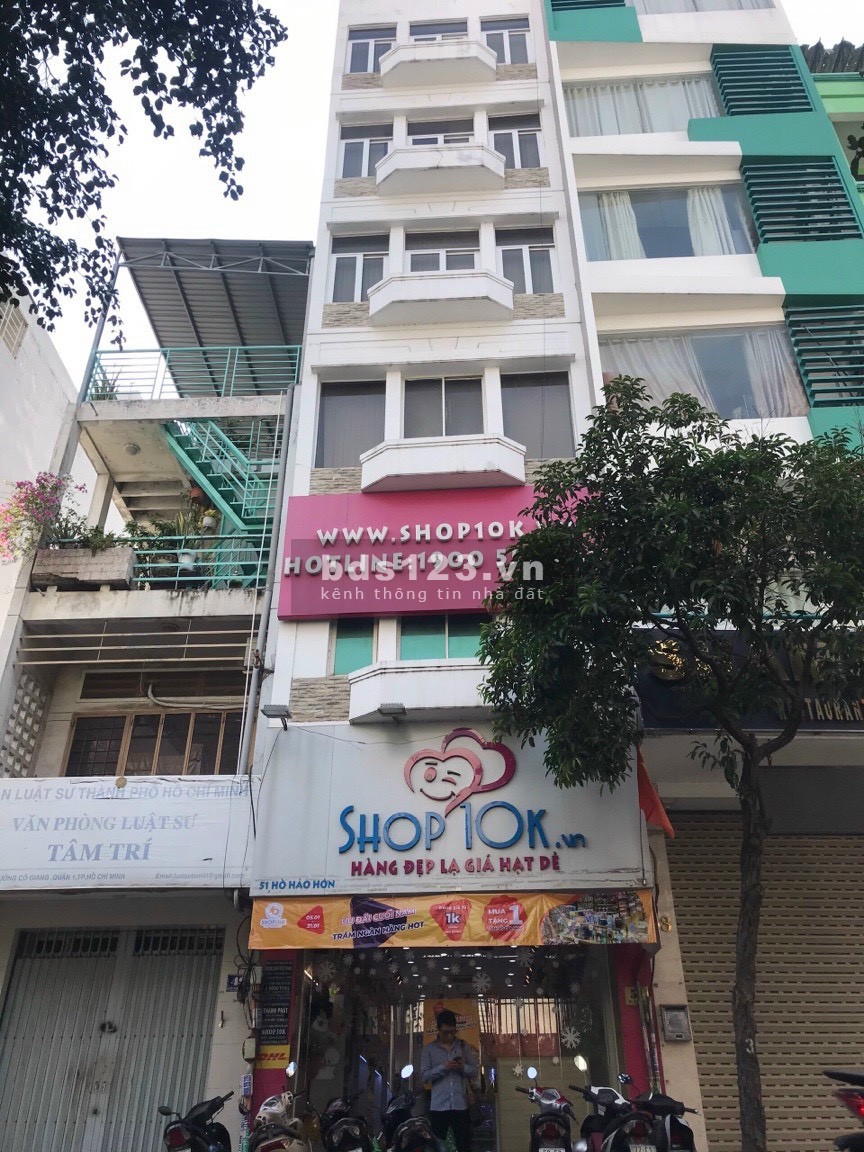 Cho Thuê Nhà MT Phạm Ngũ Lão Q1.DT 4.4m *18m. 1 trệt 5 lầu 11 PN.Giá 6.500$