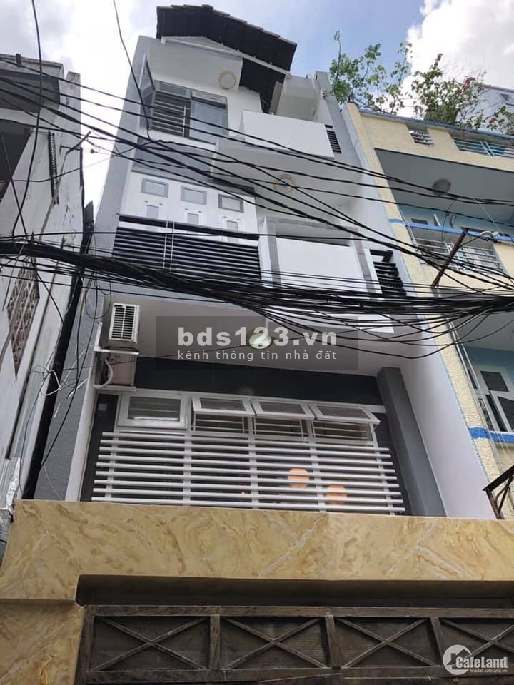 Bán nhà mới CMT8 Quận 10 hẻm xe hơi 4 tầng 35m2 giá chỉ 5.9 tỉ