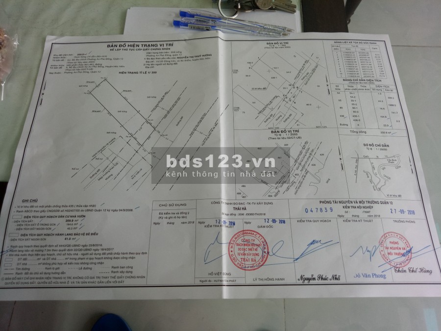 Bán 250,9 m2 đất mặt tiền đường Vườn Lài, phường An Phú…