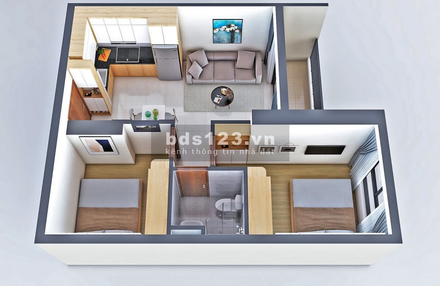 Dự án Bcons Bee căn 2 PN 1 WC View đẹp nhất dự án thanh toán 30% nhận nhà