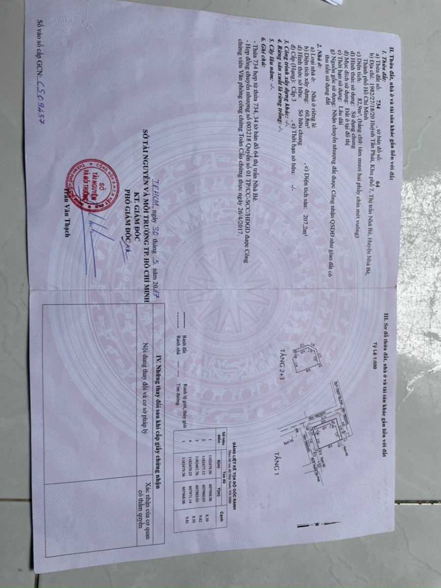 Bán Nhà Góc 2 Mặt Tiền Hẻm 1982 Huỳnh Tấn Phát, Thị Trấn Nhà Bè 2,45 tỷ