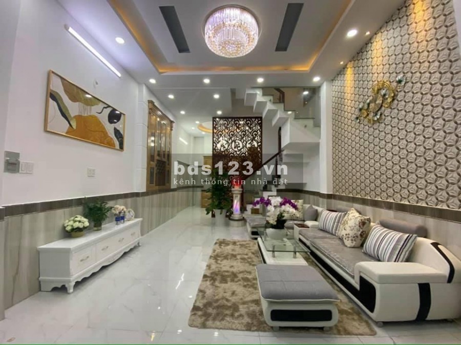 Bán nhà đường số 1,P.13 Gò Vấp 3 lầu dt 4.5 x 9.5 giá 4.9 tỷ