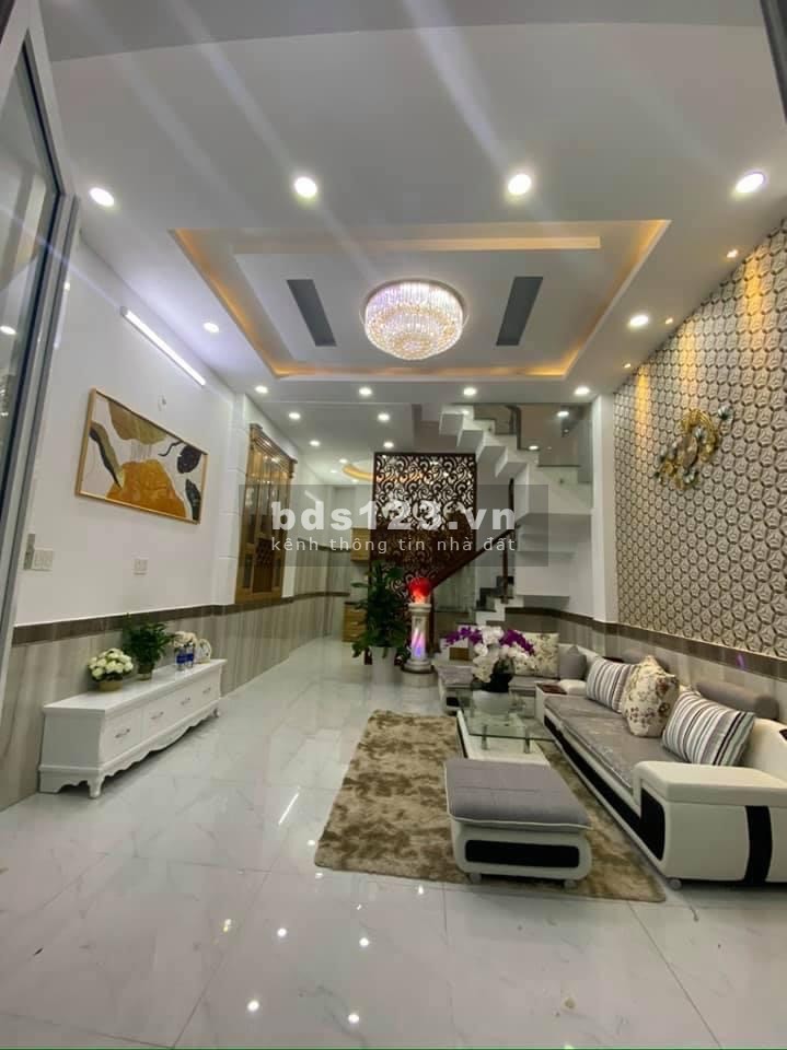 Bán nhà đường số 1,P.13 Gò Vấp 3 lầu dt 4.5 x 9.5 giá 4.9 tỷ