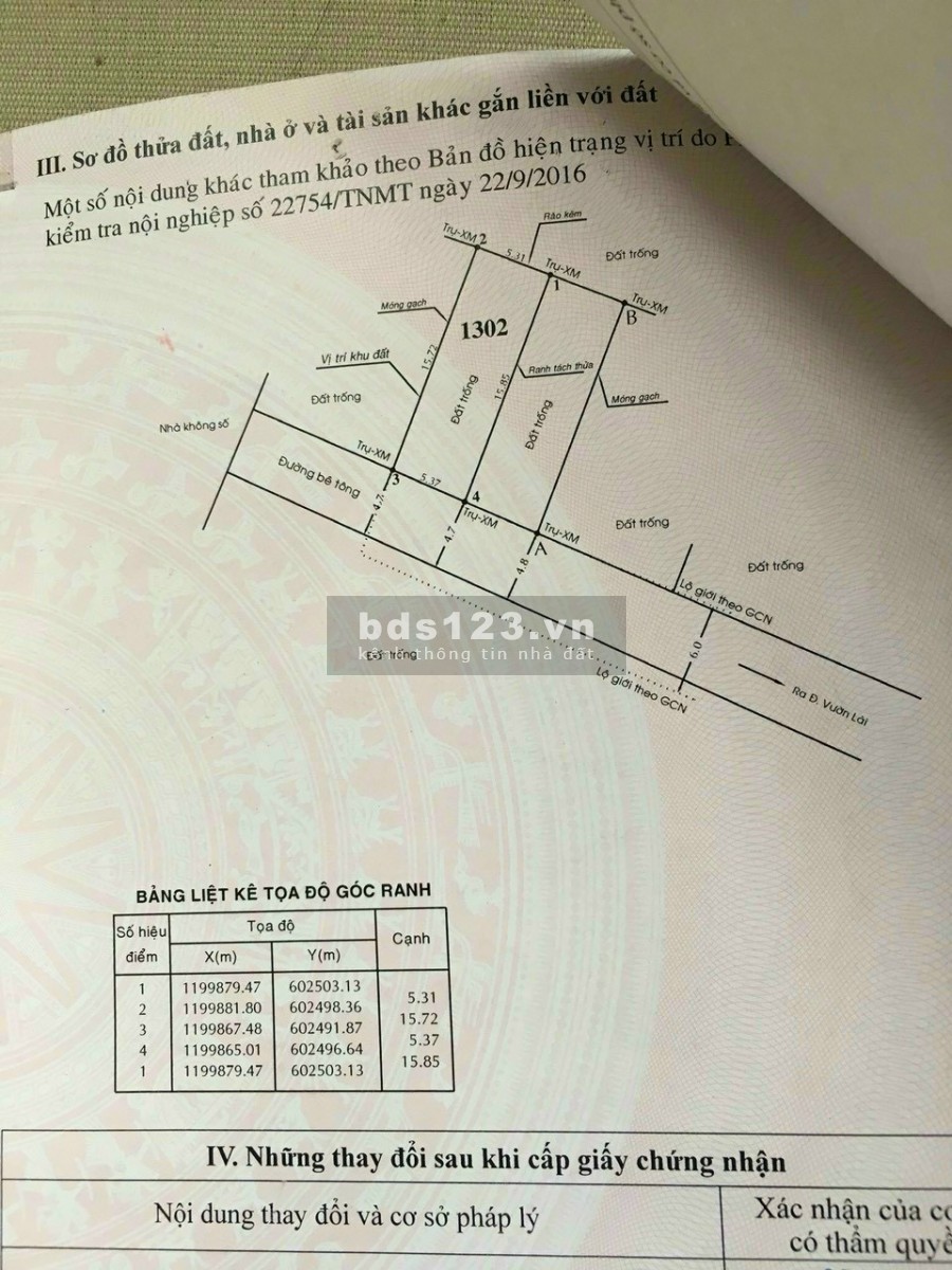 QUẬN 12, AN PHÚ ĐÔNG, BÁN ĐẤT, VƯỜN LÀI, DT 84.2m2, CHỈ 4.5 TỶ