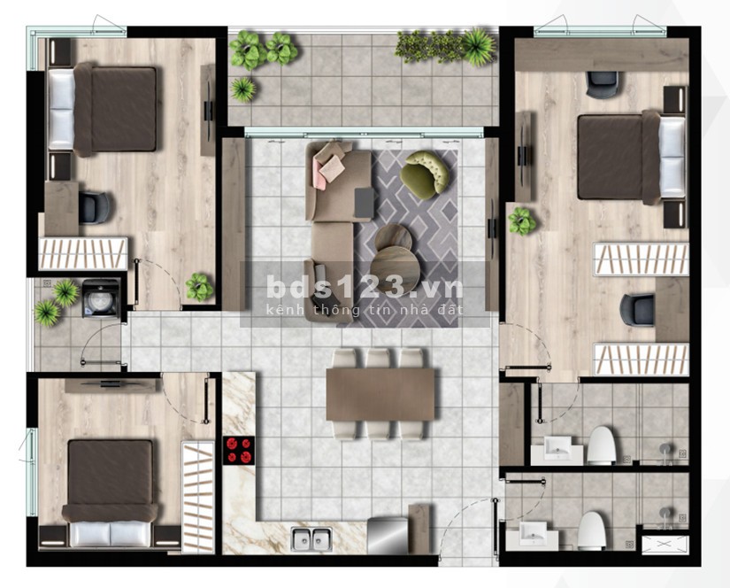 Westgate- Khu căn hộ trung tâm hành chính Tây Sài Gòn- Chỉ thanh toán 600tr đến khi nhận nhà