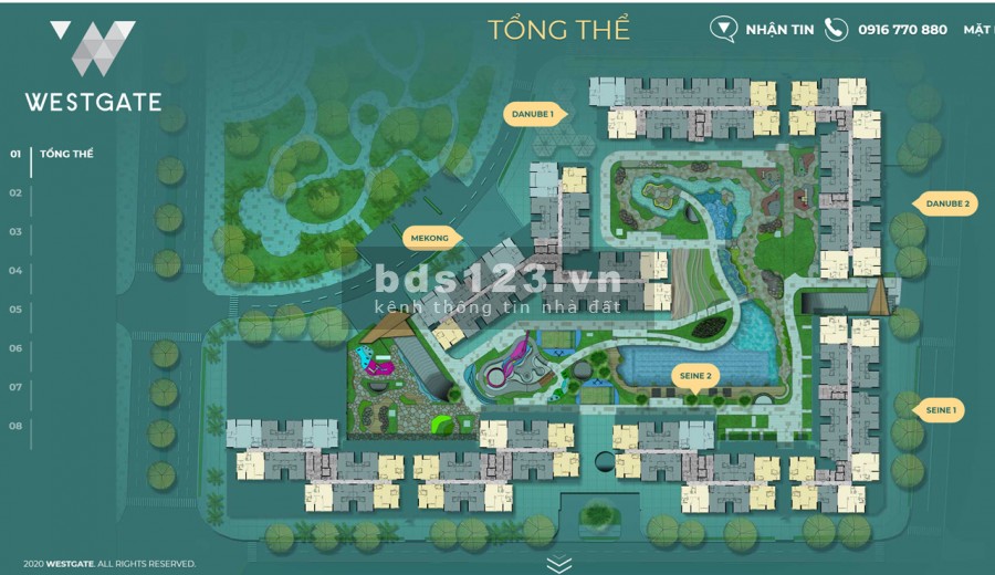 Westgate- Khu căn hộ trung tâm hành chính Tây Sài Gòn- Chỉ thanh toán 600tr đến khi nhận nhà