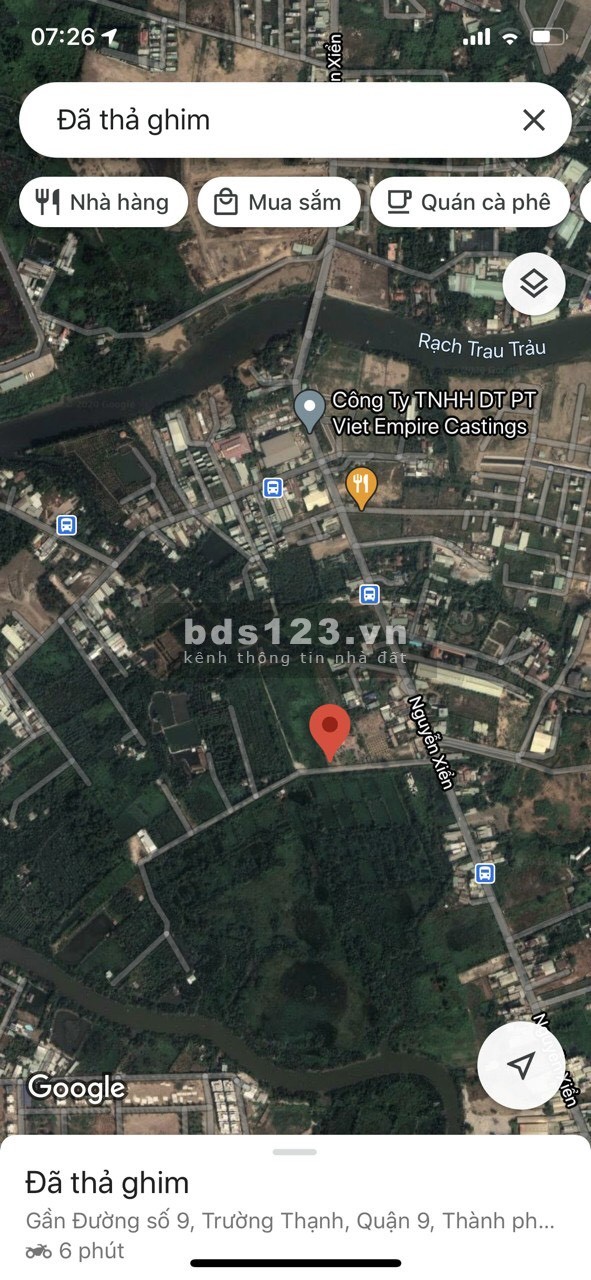 Bán đất 13770m2 giá 9tr/m2 thích hợp làm kho bãi nhà vườn LH 0903 066813 chuyên đất lớn Q9