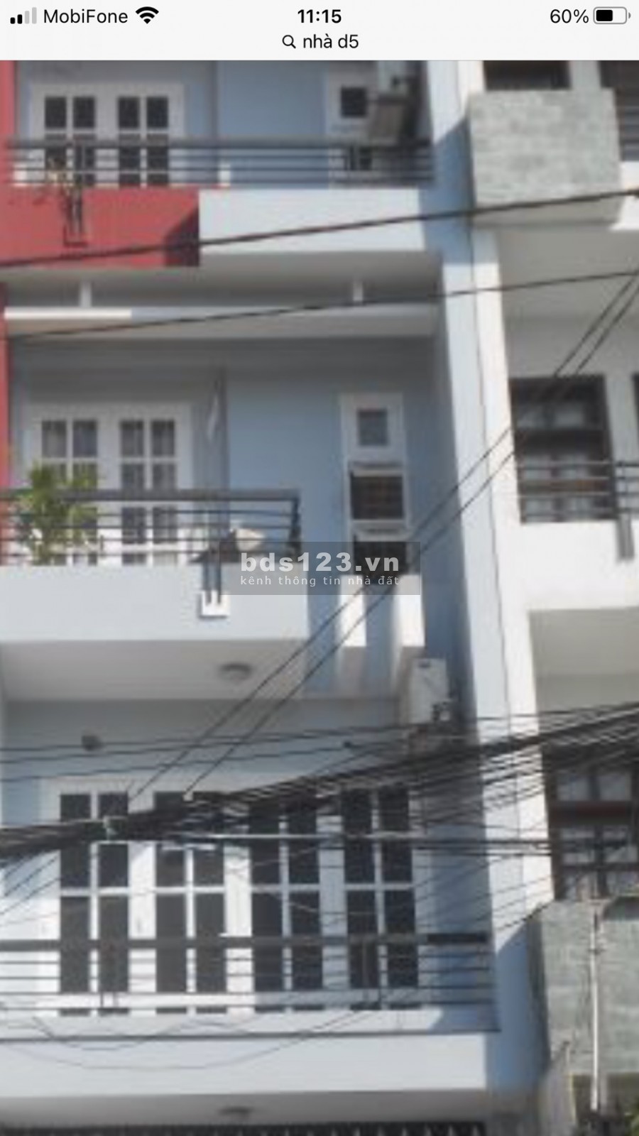 Mặt tiền D5, 4.2x20m, trệt, 3 lầu, ST, giá 55tr