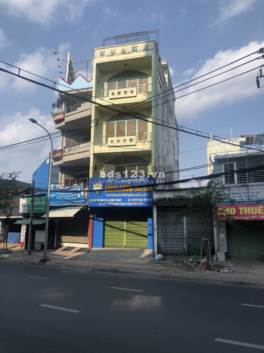Gia đinh bán gấp nhà mặt tiền Đinḥ Bộ Lĩnh P26 Bình Thạnh. 4x20m CN đủ 80m2 Giá tốt chỉ 13.9 tỷ