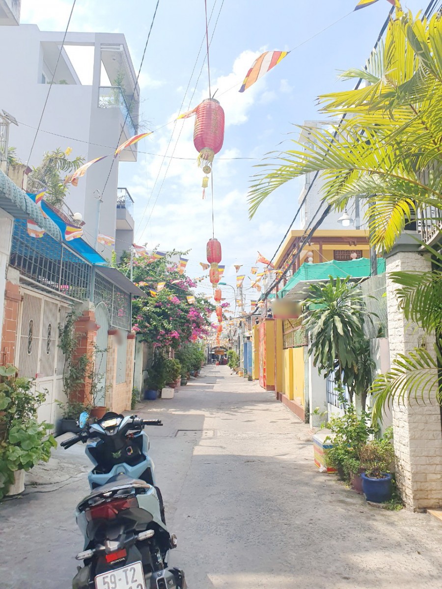 Bán nhà 1 lầu hẻm đẹp 5m Bùi Minh Trực P6 Q8
