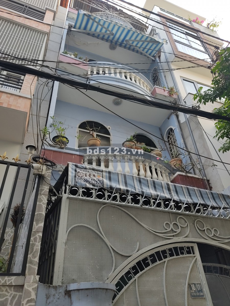 BÁN NHÀ, Đ.Huỳnh Văn Bánh,HXH thông, p.15 - Q.Phú Nhuận, 4 Tầng, Giá Tốt