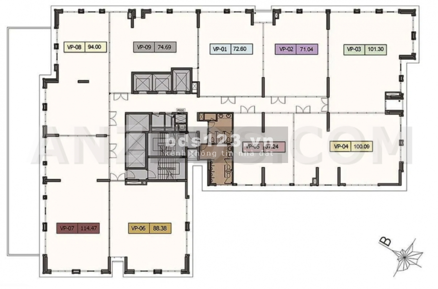 Sang nhượng văn phòng cho thuê chuẩn 5 sao ST Moritz