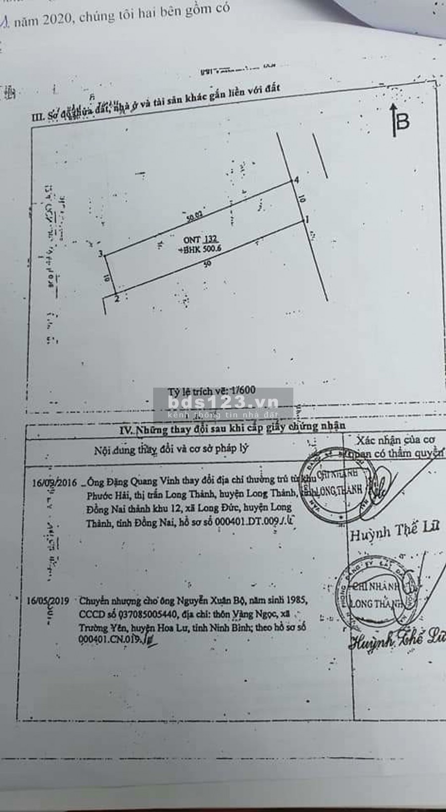 Cần bán nhà nghỉ 20 phòng cùng đất 500m2 Tại Long Thành - Đồng nai