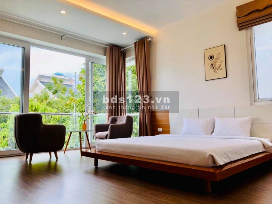 CHO THUÊ VILLA 200M2 VIEW SÔNG GARA TRỆT 2 LẦU 4P BIÌNH AN QUẬN 2