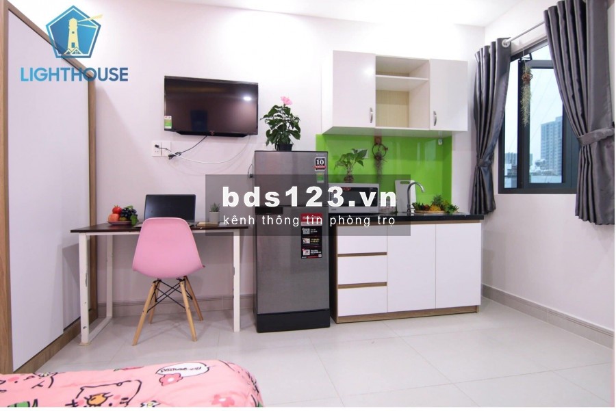 Cho thuê căn hộ có ban công riêng full nội thất ở Quang Trung Gò Vấp
