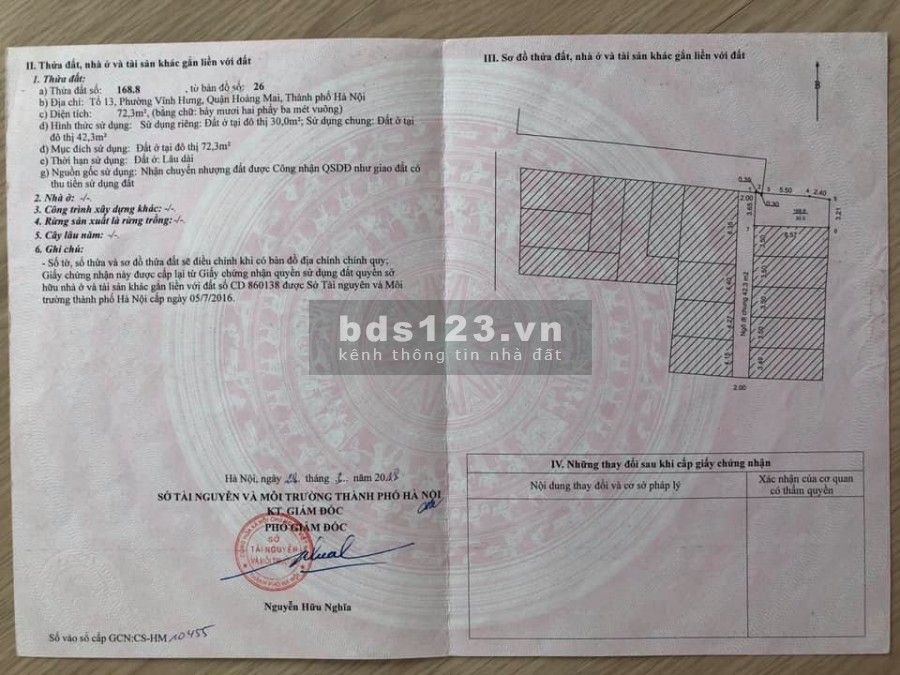 Bán nhà 32m2 4 Tầng SĐCC Cách 30m ra mặt Đường Tam Trinh Giá 2.4 tỷ