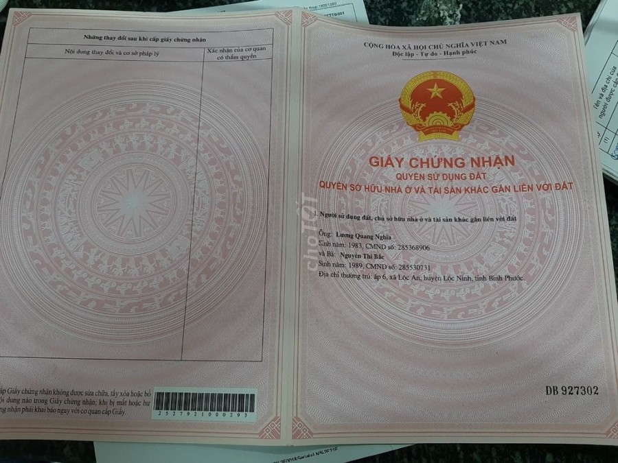 Kẹt tiền cần bán gấp mảnh đất, Xã Lộc Tấn, Huyện Lộc Ninh, Bình Phước