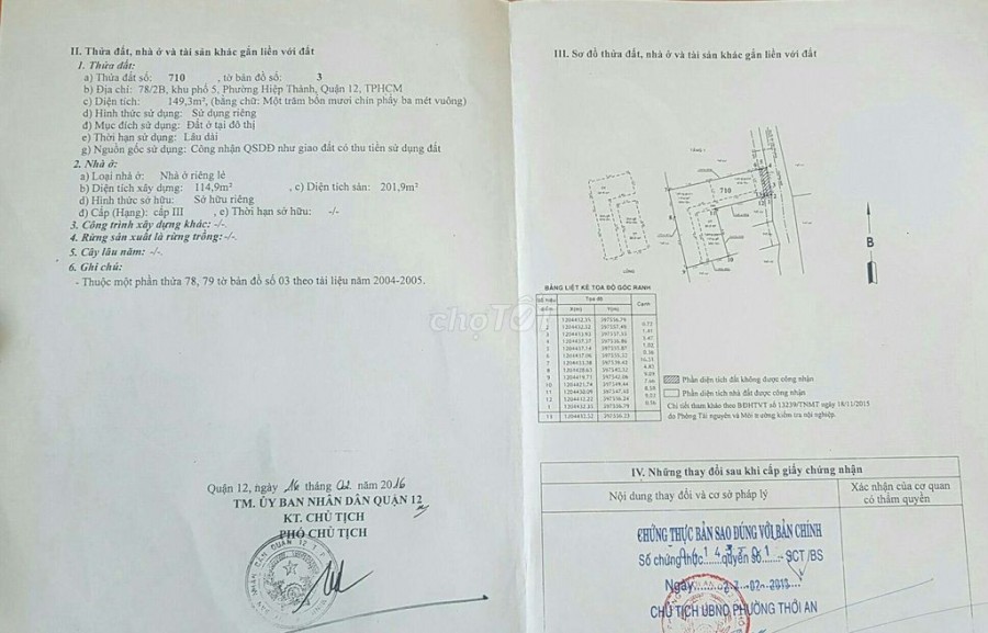 Chính Chủ Cần Bán Nhà Ở Phường Hiệp Thành Quận 12 GIÁ CỰC KỲ ƯU ĐÃI