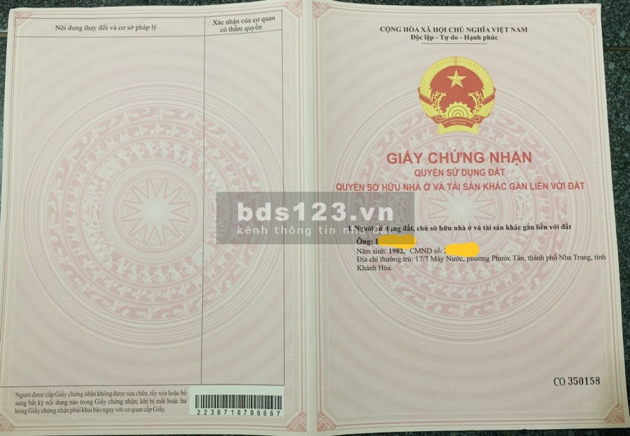 Bán đất Nguyễn Khuyễn, TP. Nha Trang, lô đất gọn gàng, gần biển, gần chợ