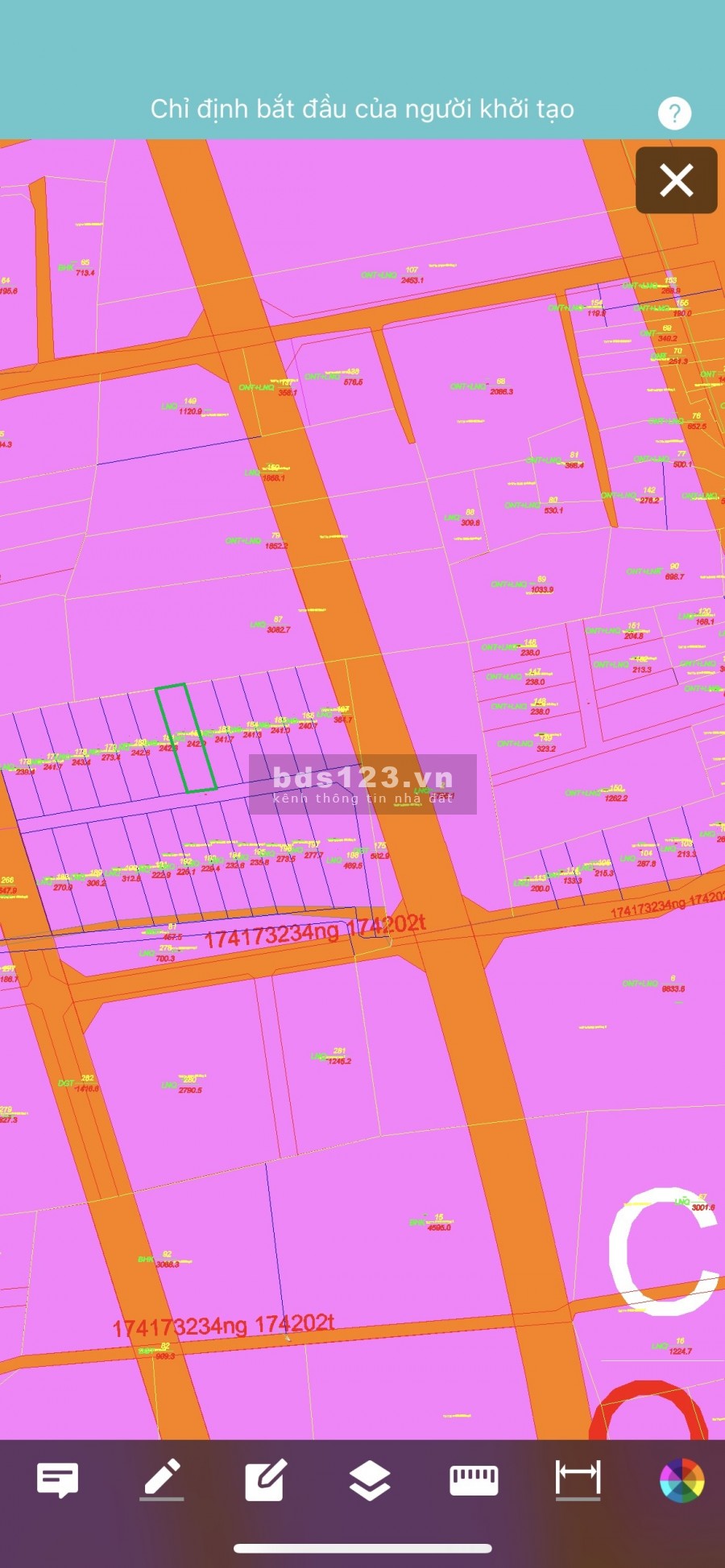 Lô đất vị trí đẹp Cách QL 1A 200m