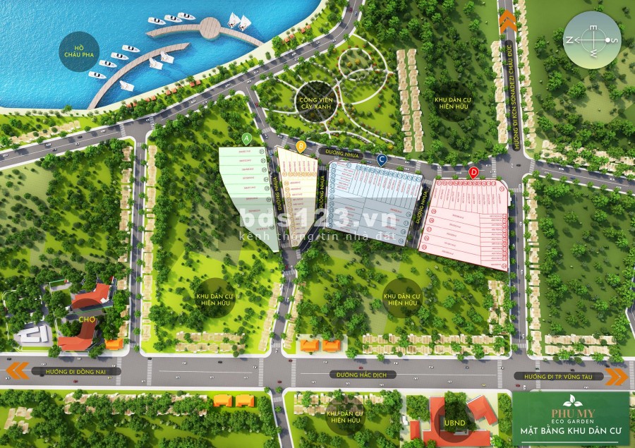 Bán đất Phú Mỹ ECO GARDEN, 86 lô có sổ riêng