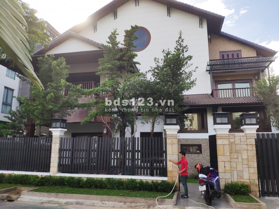 CHO THUÊ VILLA 200M2 TRỆT 2 LẦU 4PN CÓ NTCB BÌNH AN QUẬN 2
