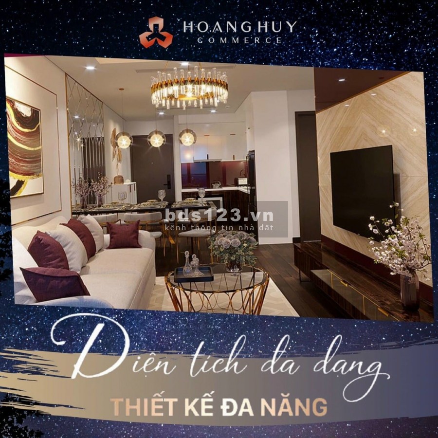 Bán căn ngoại giao 1PN dự án Hoàng Huy Commerce giá rẻ nhất dự án