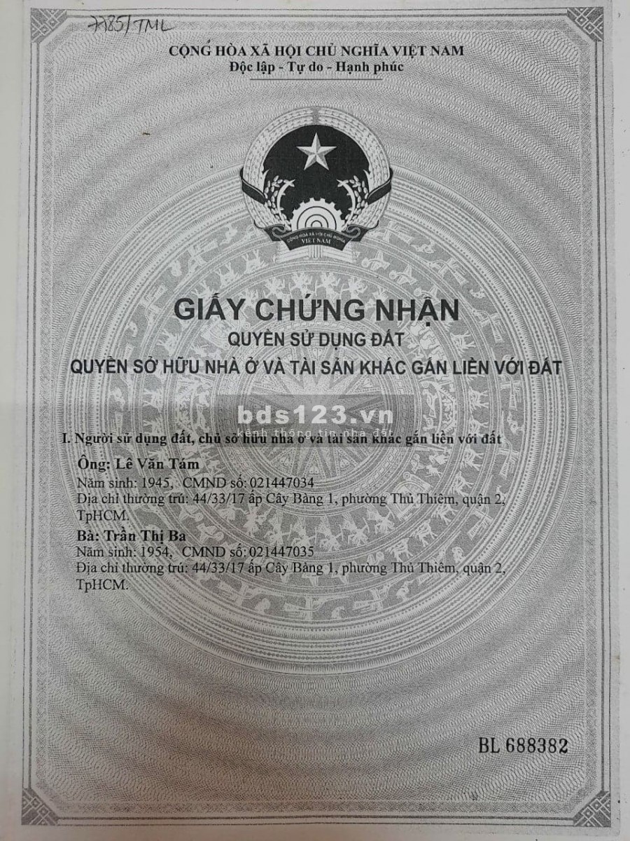 CĂN HỘ QUẬN 2 GIÁ RẺ, DTSD 59M2, LHCC