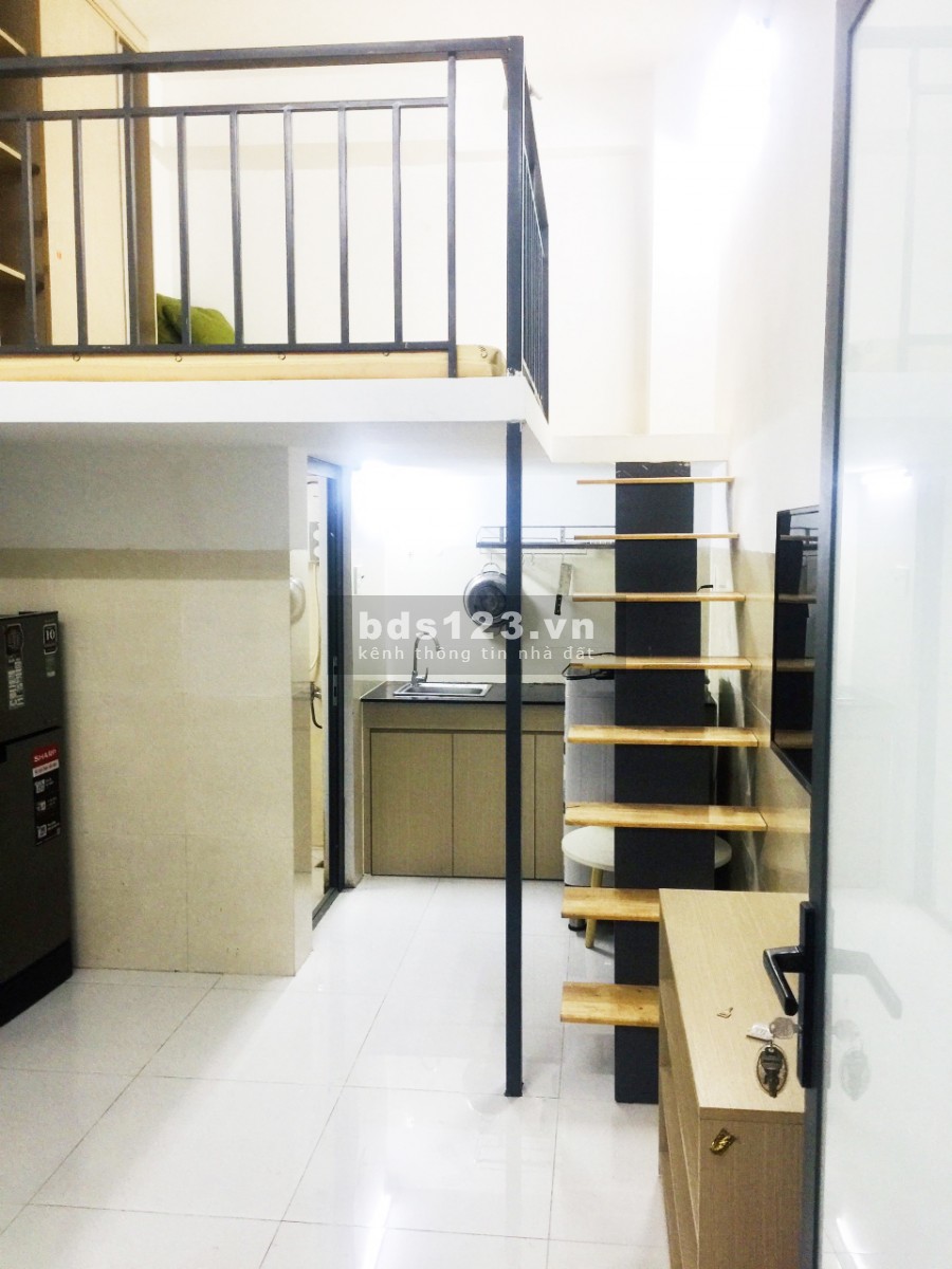 Căn hộ có gác full nội thất trống vào cuối tháng 5/2021 - giảm giá cực mạnh - chỉ 4tr3
