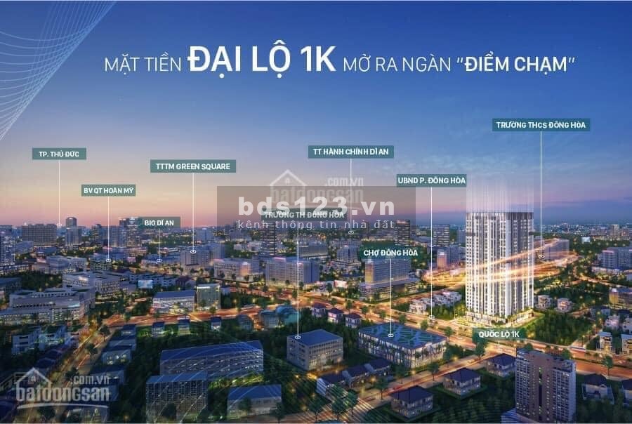 Chỉ với 600tr là sở hữu được căn hộ Phúc Đạt Tower nằm trên mặt tiền Phạm Văn Đồng ( nối dài)