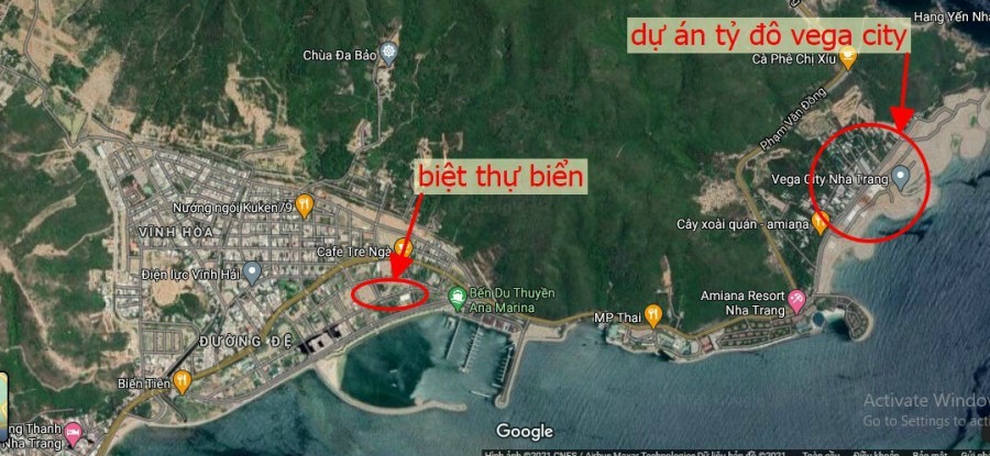 Bán đất biệt thự biển đẹp nhất TP Nha Trang - Hotline: 0787 797866