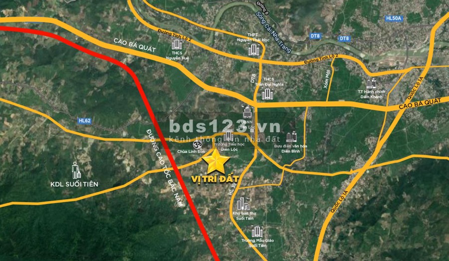 Chính chủ cần bán 100m2 đất biệt thự sổ đỏ ven TP. Nha Trang giá 450 triệu