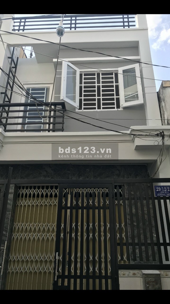 Bán nhà 1/ hẻm 6m thông đường Tân Kỳ Tân Quý 4x17m đúc 1 lầu đẹp