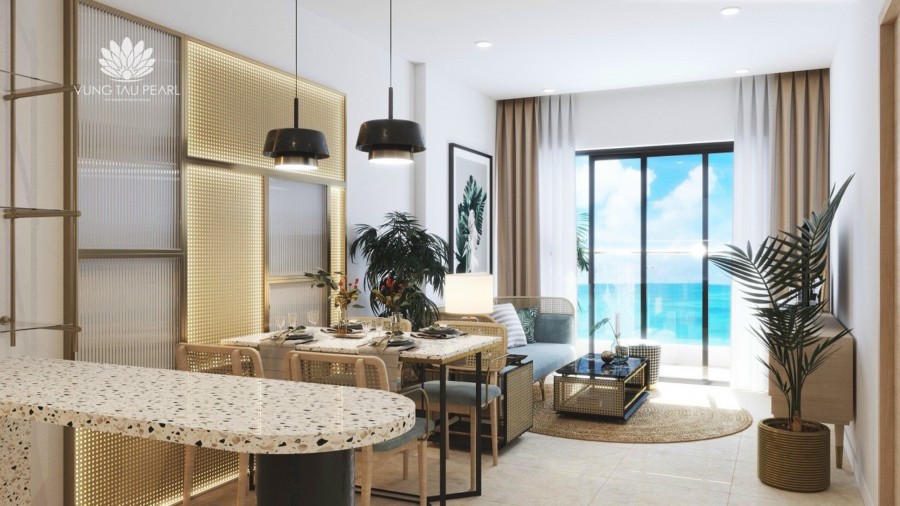 Bán căn hộ 1 pn tầng Skybar Vũng Tàu Pearl tầng 33 giá 2 tỷ2