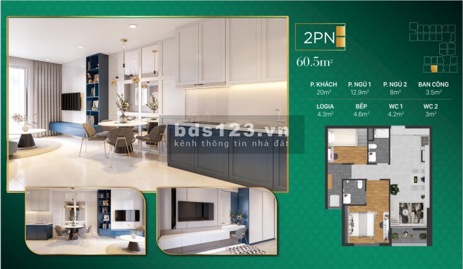 Chỉ cần 600 triệu sở hữu dự án căn hộ 2pn chung cư cao cấp 0938991885