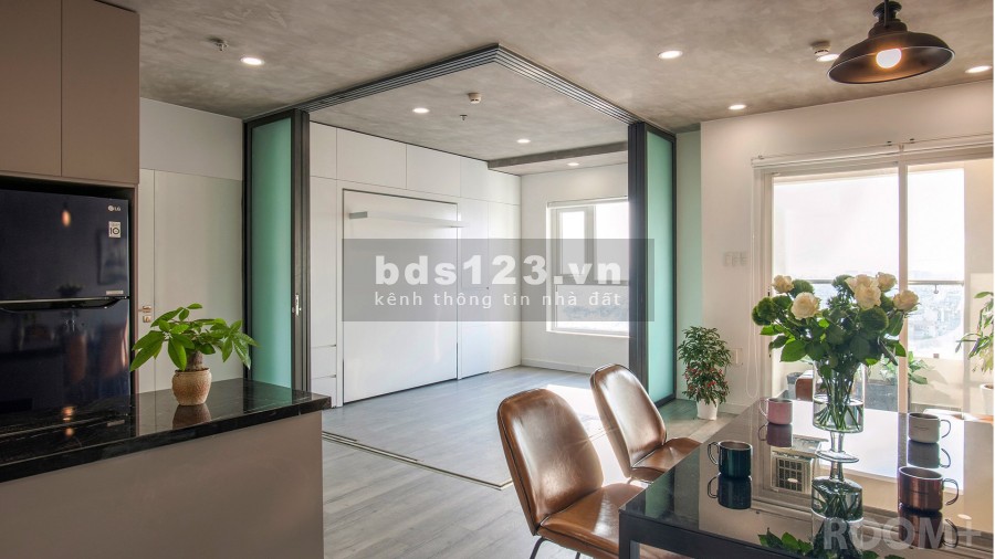 Căn hộ 2PN2WC full nội thất chung cư Terra Royal quận 3 giá 21tr/th bao phí, cáp nét, nước,lầu cao view siêu đẹp