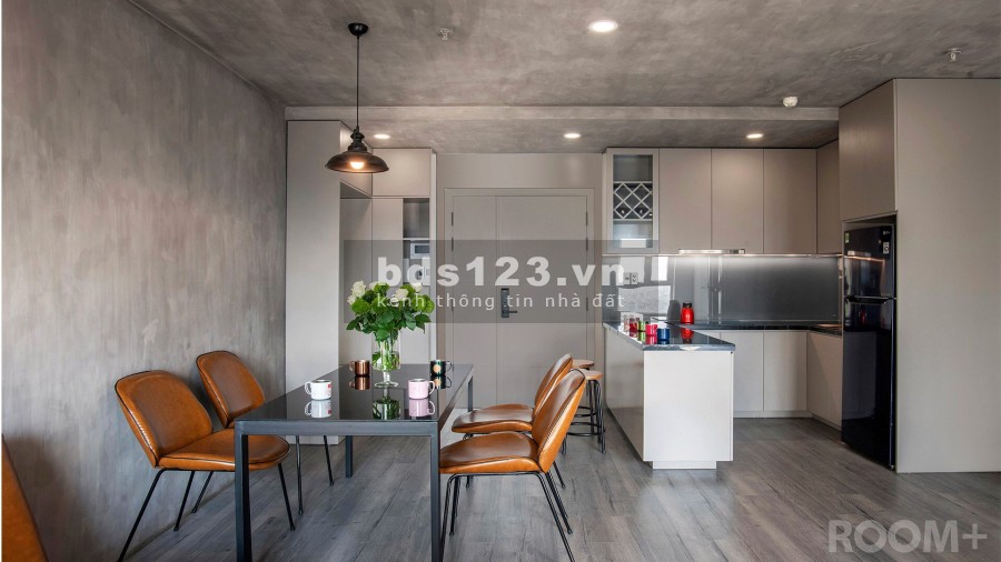 Căn hộ 2PN2WC full nội thất chung cư Terra Royal quận 3 giá 21tr/th bao phí, cáp nét, nước,lầu cao view siêu đẹp