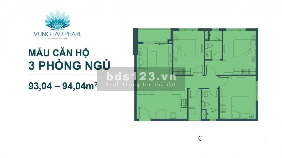 VT PEARL 3PN 2WC BÁN GIÁ HĐ CỰC KÌ HẤP DẪN CHIẾT KHẤU 5%